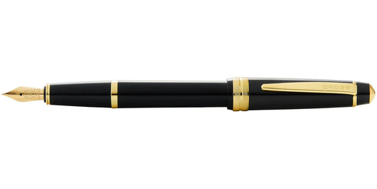 Cross Bailey Light™ Polished Black Resin and Gold Tone Fine Nib Fountain Pen