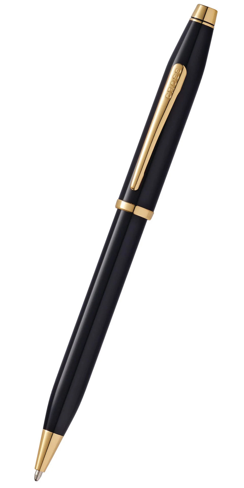 Cross Century® II Black Lacquer with 23KT Gold-Plated Appointments Ballpoint Pen