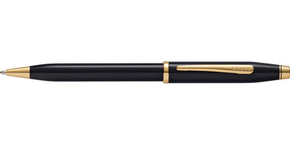 Cross Century® II Black Lacquer with 23KT Gold-Plated Appointments Ballpoint Pen