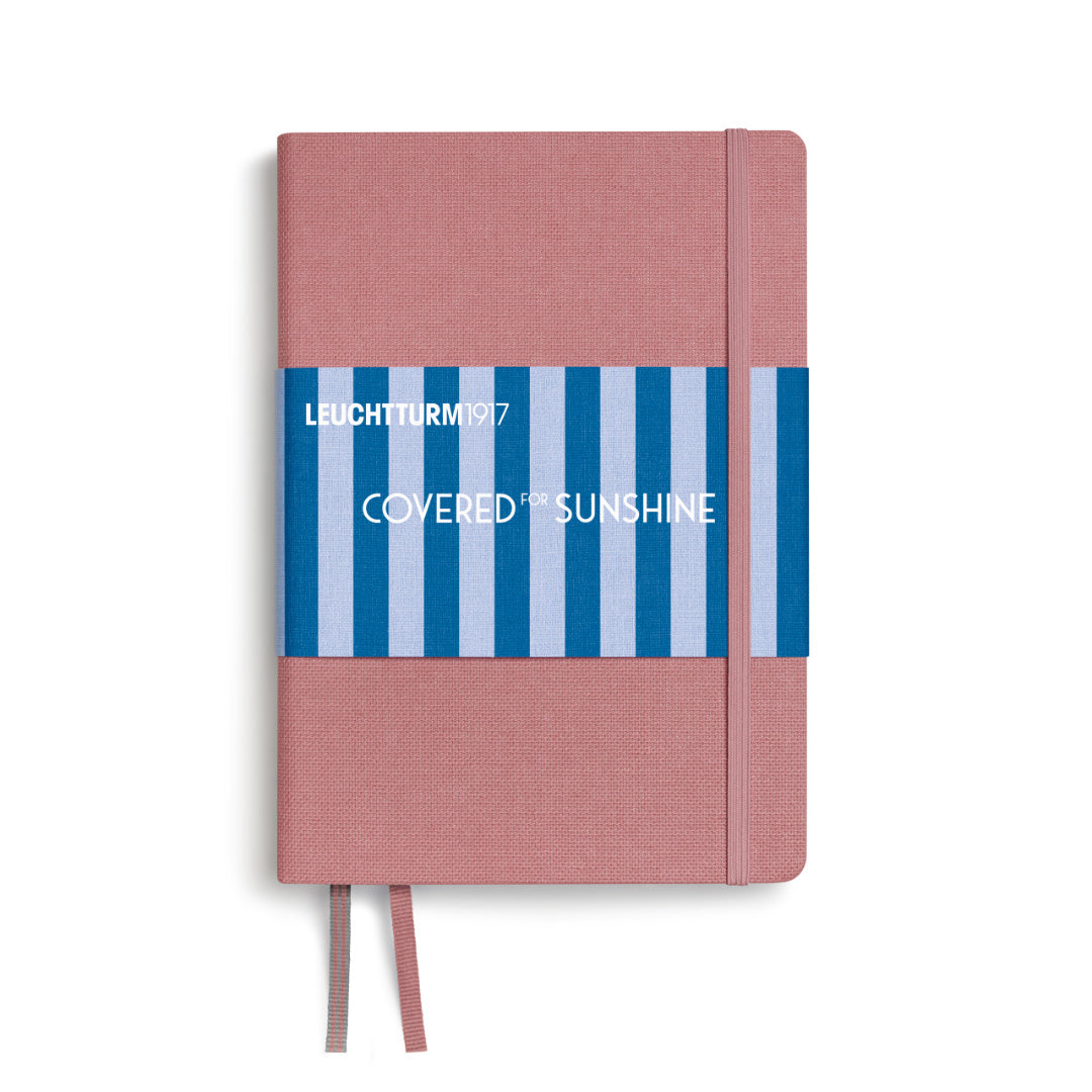 Leuchtturm1917 Notebook Medium (A5), Hardcover, 251 numbered pages, CfS, Beach Rose, Dotted