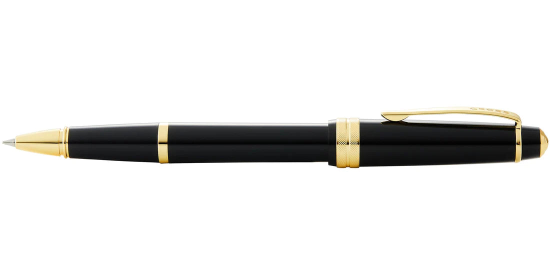 Cross Bailey Light™ Polished Black Resin and Gold Tone Rollerball Pen