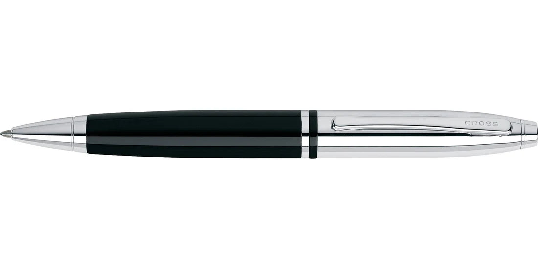 Cross Calais™ Chrome & Black Lacquer Ballpoint Pen