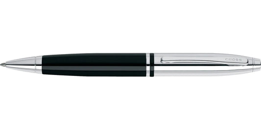 Cross Calais™ Chrome & Black Lacquer Ballpoint Pen