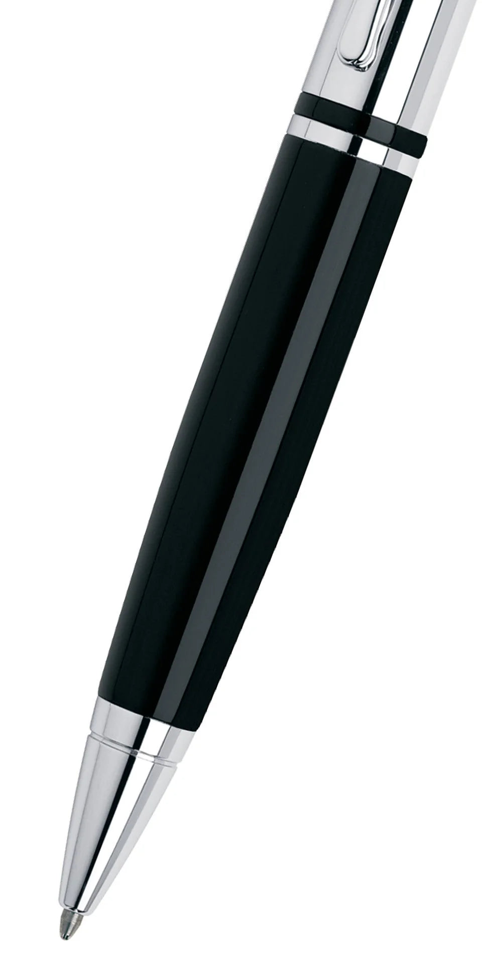 Cross Calais™ Chrome & Black Lacquer Ballpoint Pen
