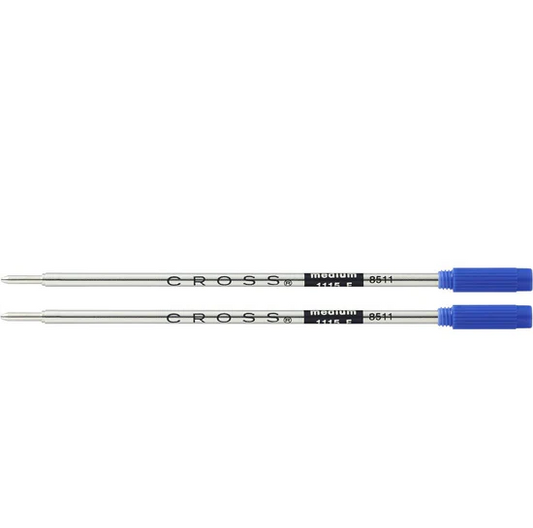 Cross Ballpoint Pen Refill - Blue - Medium - Dual Pack