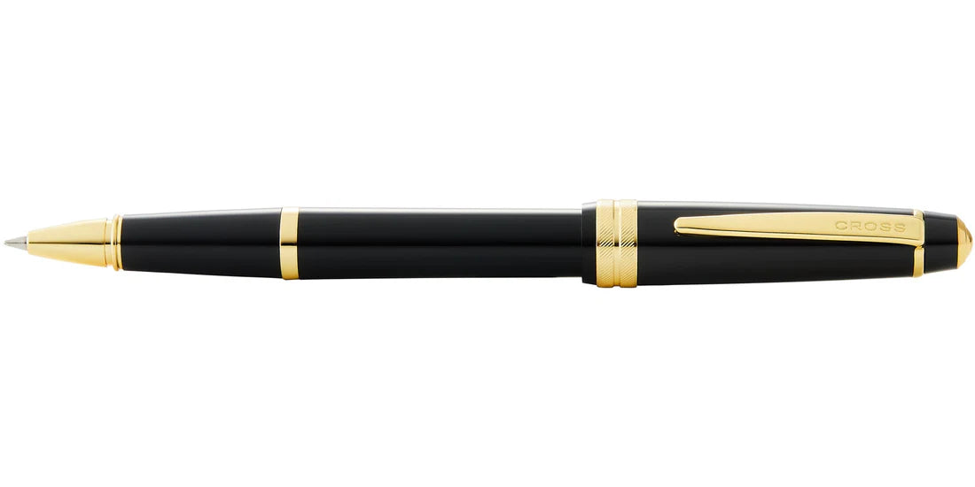 Cross Bailey Light™ Polished Black Resin and Gold Tone Rollerball Pen