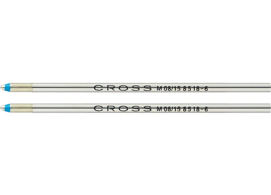 Cross Mini Ballpoint Pen Refill - Blue - Medium - Dual Pack